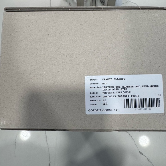 Golden Goose Francy White/Sliver/Milk - Picture 6 of 6